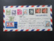 Japan 1964 Luftpostbrief / Via Air Mail Mit 11 Marken Auch Tokyo 1964 An Das Deutsche Fernsehen / Sport In Berlin - Storia Postale