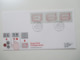 GB ATM 1984 4 Verschiedene FDC / Stempel London, Southampton, Windsor Berks, Cambridge Royal Mail Postage Labels - Covers & Documents