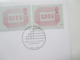 GB ATM 1984 4 Verschiedene FDC / Stempel London, Southampton, Windsor Berks, Cambridge Royal Mail Postage Labels - Storia Postale