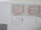 Delcampe - GB ATM 1984 4 Verschiedene FDC / Stempel London, Southampton, Windsor Berks, Cambridge Royal Mail Postage Labels - Brieven En Documenten
