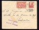 ESPAÑA SPAIN CIVIL WAR CENSOR COVER CENSORED LABEL CINDERELLA #OOO 283 041019A - Cartas & Documentos