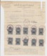 Dt.Reich 1923 Dokument Mit Stempelmarken  " Beglaubigung Der Urschrift " Durch Notar In Reichenbach I.V. - Briefe U. Dokumente