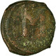 Monnaie, Justin II, Follis, 572-573, Antioche, TB, Cuivre, Sear:379 - Byzantines