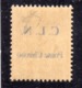 CLN PONTE CHIASSO COMITATO DI LIBERAZIONE NAZIONALE REPUBBLICA SOCIALE 1945 VARIETÀ SOPRASTAMPA NERA CENT. 5 MNH - National Liberation Committee (CLN)