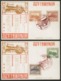 JAPAN 1930 / C26 + C27 + C54 + C55 "Dedication & 10th Anniversary, Of Meiji Shrine" On Two Illustrated Postcards - Storia Postale