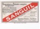 BUVARD : SANGUIL - GENERATEUR DE GLOBULES SANGUINS - Produits Pharmaceutiques