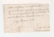 Sur Partie De Lettre Pour Fontenay Le Comte Marque Linéaire Tours. Taxe à La Plume. (3300) - 1701-1800: Précurseurs XVIII