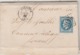 France Yvert 29 Lettre NARBONNE Aude 5/10/1868 GC 2610 Pour Aniane Hérault - 1849-1876: Klassik