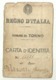 5483" REGNO D'ITALIA-COMUNE DI TORINO-CARTA D'IDENTITA' - SOLO PRIMA META' "  ORIGINALE - Documents Historiques