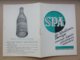 Spa   *  (Brochure - Folder)  Spa, La Station Belge Connue Depuis Plusieurs Siècles! - Dépliants Touristiques