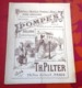 Catalogues 1894 Pompes TH. PILTER Rue Alibert Paris Pompes à Moteurs Pompes à Bras Pompes à Incendie Clôtures - Publicités