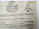 Certificato Di Credito Nominativo Di Luoghi 1 Da Scudi 100 Ciascuno, Firenze Agosto 1722 - Documenti Storici