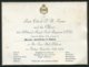 1954 GB 41st (Oldham) Royal Tank Regiment (T.A.) Mrs E.H. Griffiths Party Invitations (2). Town Hall, Drill Hall - Documents