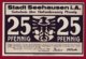 Allemagne 1 Notgeld De 25 Pfenning Stadt Seehausen (RARE)  Dans L 'état N °4814 - Colecciones