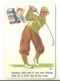 5506" KNORR-NAHRMITTEL A-G - THAYNGEN - FIGURINA SU CARTONCINO-GOLFSPIEL WEIT HOLT ER AUS ZUM SCHLAGE.."GOLF-ORIG. - Autres & Non Classés