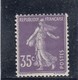 France - Année 1906 - N°136** - Type Semeuse Fonds Plein Sans Sol - 35c Violet Clair (IIA) - 1906-38 Säerin, Untergrund Glatt