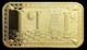1 Lingot Plaqué OR ( GOLD Plated Bar ) - Franc-maçon Freemason Masonic - Autres & Non Classés