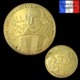 1 Pièce Plaquée OR ( GOLD Plated Coin ) - William Shakespeare - Autres & Non Classés