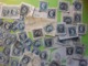 Lot De 100 Timbres Empire No 14 , 20 C Bleu , Obl Tous Types Et Nuances - 1853-1860 Napoleone III