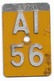 Velonummer Appenzell Innerrhoden AI 56 - Number Plates