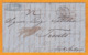 1850 - Lettre Pliée Avec Corresp En Italien De Londres, Angleterre Vers Trento, Trente Tyrol Italien Via Calais & France - Poststempel