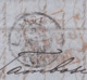 1850 - Lettre Pliée Avec Corresp En Italien De Londres, Angleterre Vers Trento, Trente Tyrol Italien Via Calais & France - Postmark Collection