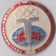 OLD PIN  --  2 X PINS RUSSIA  --  OLYMPIC GAMES 1980  --  MOSCOW  --  BIG PIN  --  DIAMETER 46 Mm - Olympische Spiele