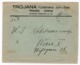 1928 YUGOSLAVIA, CROATIA, MEDIJA - IZLAKE TO VIENNA, 6 STAMPS +0.25 DINARA,TROJANA, COMPANIES LETTERHEAD COVER - Postal Stationery