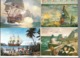 4 Corsaires Et Vaisseaux D' E. BLANDIN +  11 SAINT MALO SES CORSAIRES De M. BEREL / G.ALAUX - Lot De 15 Cartes Postales - Altri & Non Classificati