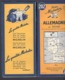 Carte Géographique MICHELIN - N° 202 ALLEMAGNE 1953 - Roadmaps