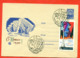 USSR 1966.TV Tower, Communications Satellite.  Special Stamp. - New Year