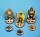 1 PIN'S //  ** JEUX OLYMPIQUES 1992 ALBERTVILLE / GENDARMERIE / OR / ARGENT / BRONZE ** . (Pin'Story) - Militaria