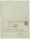 ITALIA - 1902 (DRUCKJAHR 1898) - Mi Nr P32 RARE ! - CARTE ENTIER Avec REPONSE PAYEE De MOLTRASIO => PARIS - Entiers Postaux