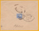 1909  - Cover From Bombay To Ispahan Via Bushire, Persia Iran  فارسی    -  King Edward VII  Stamp 2 1/ 2 Annas - 1902-11 King Edward VII