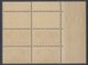 MONACO 1951 - BLOC DE 4 TP / Y.T. N° 372 - NEUFS** / COIN DE FEUILLE / DATE - Unused Stamps