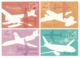 FINLAND 2003 Air Traffic History: Set Of 4 Maximum Cards CANCELLED - Maximum Cards & Covers