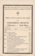 Paroissiens Défunts D'Herseaux - Saint-Maur / 27 Juin 1937 - 27 Juin 1938 - Religión & Esoterismo