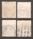 4 Timbres De 1898 /1909 ( Chine ) - Usati