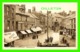 CARMARTHEN, PAYS DE GALLES - NOTT SQUARE & MONUMENT - WELL ANIMATED - PUB. BY CELTIC PRINTING CO - - Carmarthenshire