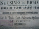 ACTION 375 FRANCS SOCIETE DES MINES & USINES DU RICHALDON COMMUNE DU COLLET-DE-DEZE 1869 - Mines