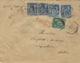 1882 - Enveloppe CHARGE V D 100 F  De Jaligny ( Allier ) Cad T18 Affr.   Affr.  65 C   -au Dos Descriptif Rouge - 1877-1920: Période Semi Moderne