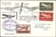 Australia 1964 Melbourne Sydney Replica Card Signed Eustis 1523 Cachet Australia's First Airmail 50th Anniversary Flight - Covers & Documents