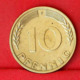 GERMANY FEDERAL REPUBLIC 10 PFENNIG 1969 F -    KM# 109 - (Nº31672) - 10 Pfennig