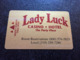 Hotelkarte Room Key Keycard Clef De Hotel Tarjeta Hotel  LADY LUCK  IOWA - Ohne Zuordnung