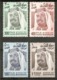 BAHRAIN 1976 ORIGINAL PRINTING OF THE 4 HIGH VALUES WITH SHINY GUM  SG 241/244 UNMOUNTED MINT - Bahrain (1965-...)