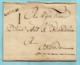 Brief Zonder Inhoud Gedateerd 30/10/1755, Griffe BRUGES (Herlant 11 : 23x3,5 Mm) Naar Oostende, Port : 1 - 1714-1794 (Austrian Netherlands)