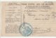 Ordre D'Appel Sous Les Drapeaux Recrutement De Chalon Sur Saône Le 27-10-1913 à Dijon 8e Sect D'infimiers Militaires - Casernes