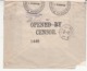 Enveloppe  1914/18  Timbre Avec Perforation Du Danemark    Vers  La   Belgique   Censure   2 Scan - OC1/25 Generaal Gouvernement