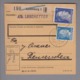 Luxemburg 1943-04-05 Paketkarte 20+25 Pf. Nach Remerschen - 1940-1944 Ocupación Alemana