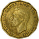 Monnaie, Grande-Bretagne, George VI, 3 Pence, 1944, TB, Nickel-brass, KM:849 - F. 3 Pence